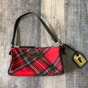Dooney & Bourke Mini Barrel plaid handbag